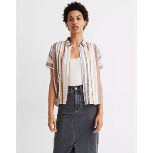 Hilltop Shirt in Rainbow Stripe